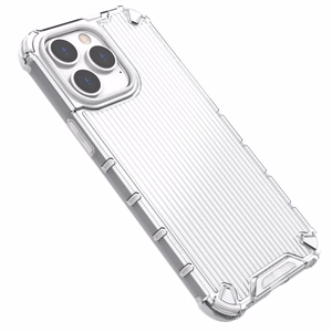 Ombre Protect Case для iPhone 13 Pro Max розово-синий бронированный чехол