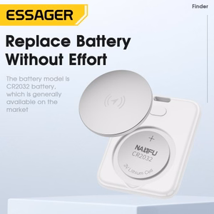 Essager Tag valge nutikas Bluetooth otsija / jälgija ripats