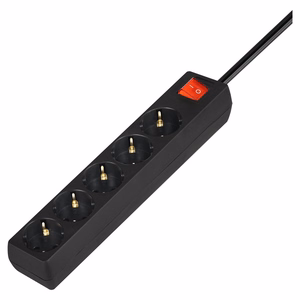 Savio LZ-15 – Schuko pikendusjuhe, 5 pesa, 5 m