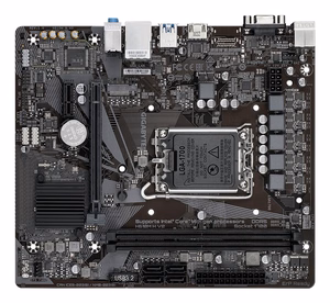 GIGABYTE H610M H V2 emaplaat - toetab Intel Core 14. põlvkonna protsessoreid, 4+1+1 hübriid digitaalne VRM, kuni 5600MHz DDR5, 1xPCIe 3.0 M.2, GbE LAN, USB 3.2 Gen 1