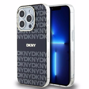 DKNY IML Mono & Stripe MagSafe ümbris jaoks iPhone 15 Pro Max - must