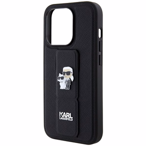 Karl Lagerfeld Gripstand Saffiano Karl&Choupette Pins ümbris jaoks iPhone 13 Pro / 13 - must