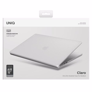 Uniq Claro MacBook Air 15'' ümbris (2023) - läbipaistev