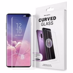 Karastatud klaas Nano Optics 5D UV Glue Samsung G975 S10 Plus curved läbipaistev