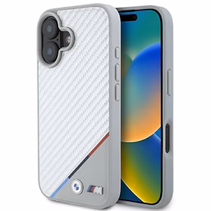 BMW M Carbon Tricolor Line MagSafe iPhone 16 Ümbris - hall