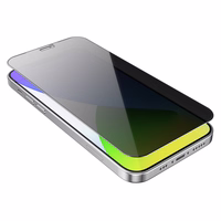 Borofone Karastatud klaas BF7 Diamond Armor Full Screen Anti-spy jaoks Iphone 12/12 Pro - 10 pieces