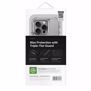Uniq Combat iPhone 16 Pro 6.3" Magclick Charging ümbris hall/stone hall