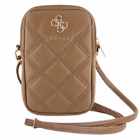Guess Zip Quilted 4G kott - brown