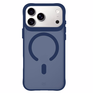 Чехол 3mk Smoke MagCase для iPhone 17 Pro — синий полупрозрачный