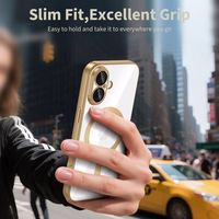 Tech-Protect MagFlex MagSafe Ümbris jaoks iPhone 17 - Läbipaistev Kuldne