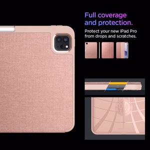 Spigen Urban Fit Ümbris jaoks iPad Pro 11" 5 / 6 / 2024-2025 - Roosa