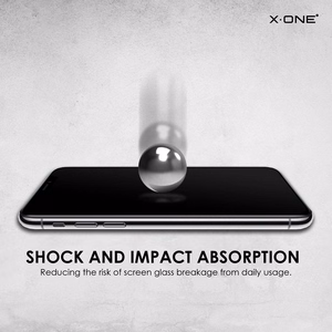 X-ONE Full Cover Extra Strong Matte - jaoks iPhone 16 Pro Max/17 Pro Max Karastatud klaas 9H