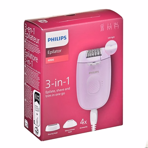 Philips Series 4000 BRE257/00 juhtmega epilaator