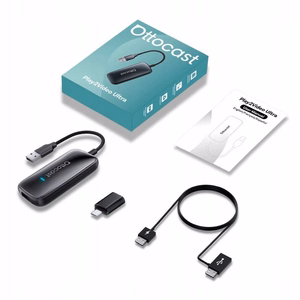 Juhtmevaba CarPlay/Android Auto Adapter Ottocast Play2Video Ultra must