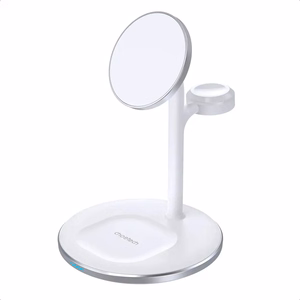 Wireless laadija Choetech T585-F 3-in-1 15W valge