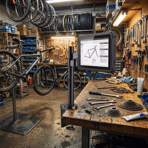 Maclean MC-775 monitor mount / stand 81.3 cm (32") hall Desk