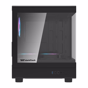 Darkflash DB330M computer ümbris + 3 fans (must)