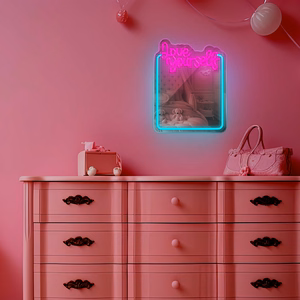 Neon MIRROR LED LOVE YOURSELF türkīis roosa FMNE01 Forever Light