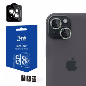3mk Lens Protection Pro camera cover jaoks iPhone 15 Plus - roheline
