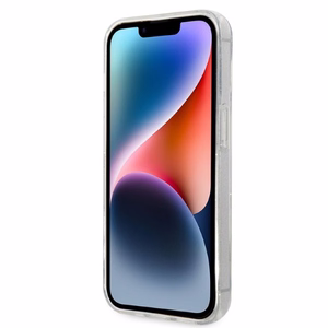 Karl Lagerfeld Glitter Karl&Choupette ümbris jaoks iPhone 14 Plus - läbipaistev