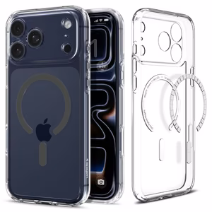 SPIGEN ümbris ULTRA HYBRID MAG compatible with MagSafe jaoks IPHONE 17 Pro clear graphite