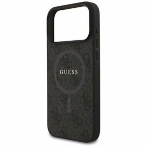 Guess 4G Ring Classic Logo MagSafe ümbris jaoks iPhone 17 Pro Max - must