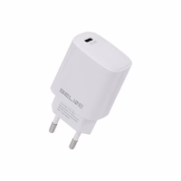 Beline Võrgulaadija 1x USB-C 20W valge (ainult pea) PD 3.0 BLNCW20