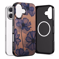 Tech-Protect Lamano MagSafe ümbris jaoks iPhone 17 - brown-purple