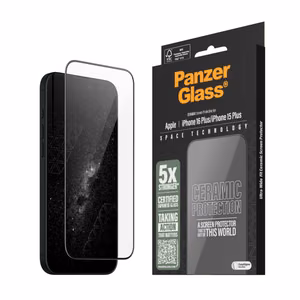 PanzerGlass Ceramic Ekraanikaitse iPhone 16 Plus 6.7" Ultra-Wide Fit 2855