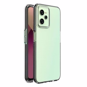 Spring Case ümbris Realme C35 silikoonist kate koos raamiga must