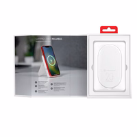 Powerbank compatible with MagSafe Forcell F-Energy MagStand F10K2 QC3.0 PD 5A 20W 10000 mAh valge