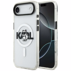 Karl Lagerfeld IML Choupette Sketch Logo MagSafe iPhone Air Ümbris - Clear