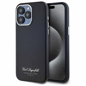 Karl Lagerfeld Hotel RSG Ümbris jaoks iPhone 15 Pro Max - must