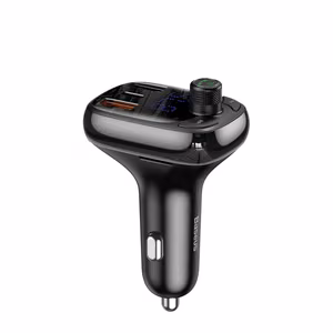 Baseus transmiter FM T Shaped S-13 Bluetooth MP3 car laadija must
