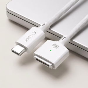 Tech-Protect MMC01 Ultraboost USB-C / MagSafe 3 140W 300cm kaabel mudelile MacBook, valge