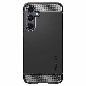 Spigen Rugged Armor ümbris seadmele Samsung Galaxy A55 5G, mattmust