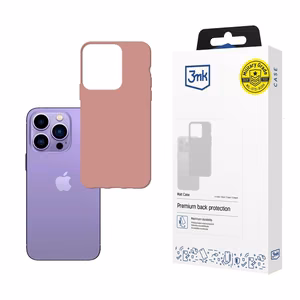 Kaaned iPhone 14 Pro Max'ile 3mk Matt Case sarjast - roosa
