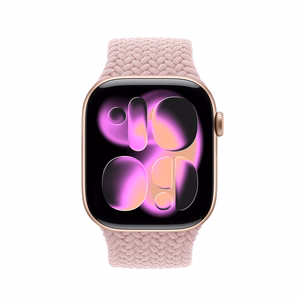 Crong Wave Band punutud Apple Watch rihm, 38/40/41/42 mm, roosa