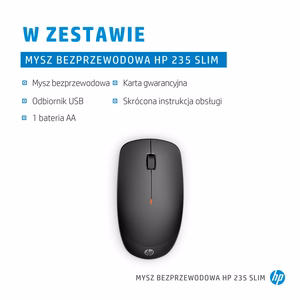 HP 235 Slim juhtmevaba hiir