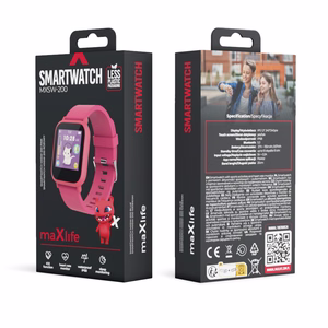 Smart Watch jaoks Kids Maxlife Smartwatch Kids MXSW-200 roosa