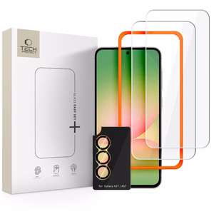 Tech-Protect Easy Set+ 3 tk karastatud klaas Samsung Galaxy A37 5G jaoks