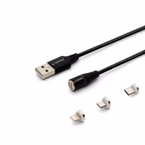 Savio CL-155 USB kaabel 2 m USB 2.0 USB C Micro USB A/Lightning Must