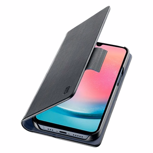 Cellularline Book Case kaanega ümbris seadmele Samsung Galaxy A25 5G, must