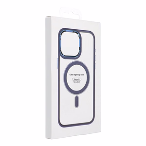 COLOR EDGE MAG COVER Ümbris compatible with MagSafe jaoks IPHONE 13 Pro Max tumesinine