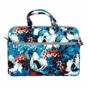 Wonder Briefcase Laptop 15-16 inches valge poppies