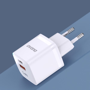 Wall Laadija GaN 33W PPS USB C/USB Dudao A13Pro - valge