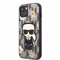 Karl Lagerfeld Flower Ikonik Karl ümbris jaoks iPhone 13 mini - hall