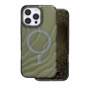 Tecto Shield Desert Mag ümbris mudelile iPhone 16 Pro Max 6,9", tume oliivroheline