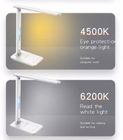Yesido Lauaarvuti lamp DS20 induction koos LCD ekraan valge