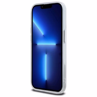 Karl Lagerfeld IML Metal Choupette Head MagSafe iPhone 13 Ümbris - valge